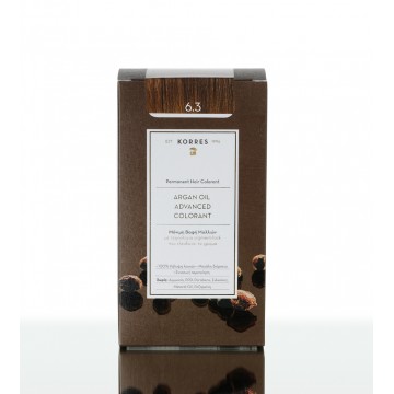 Argan Oil Advanced Colorant 6.3 Ξανθό Σκούρο Χρυσό 50ml KORRES